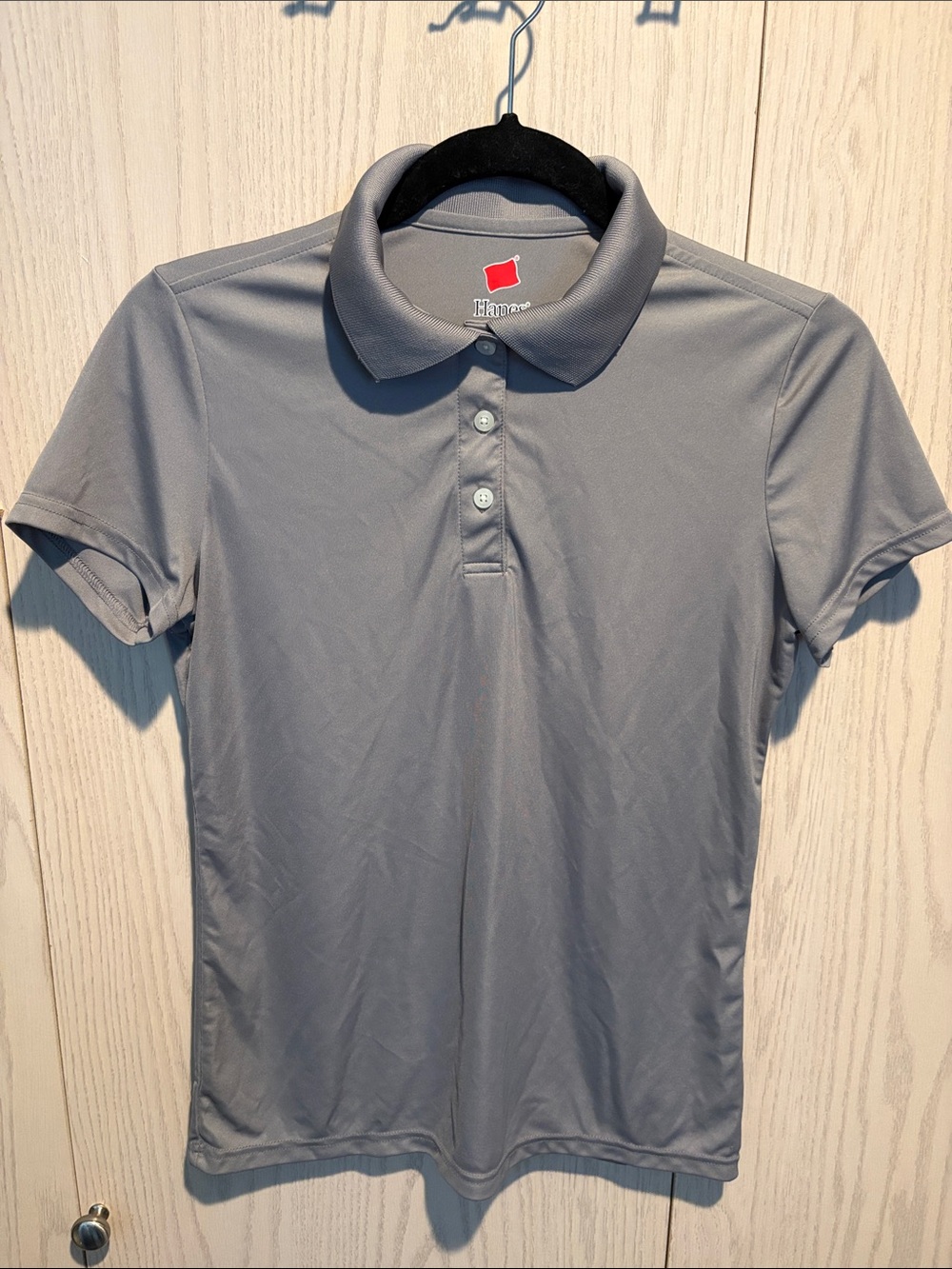 Polo-style short sleeve top